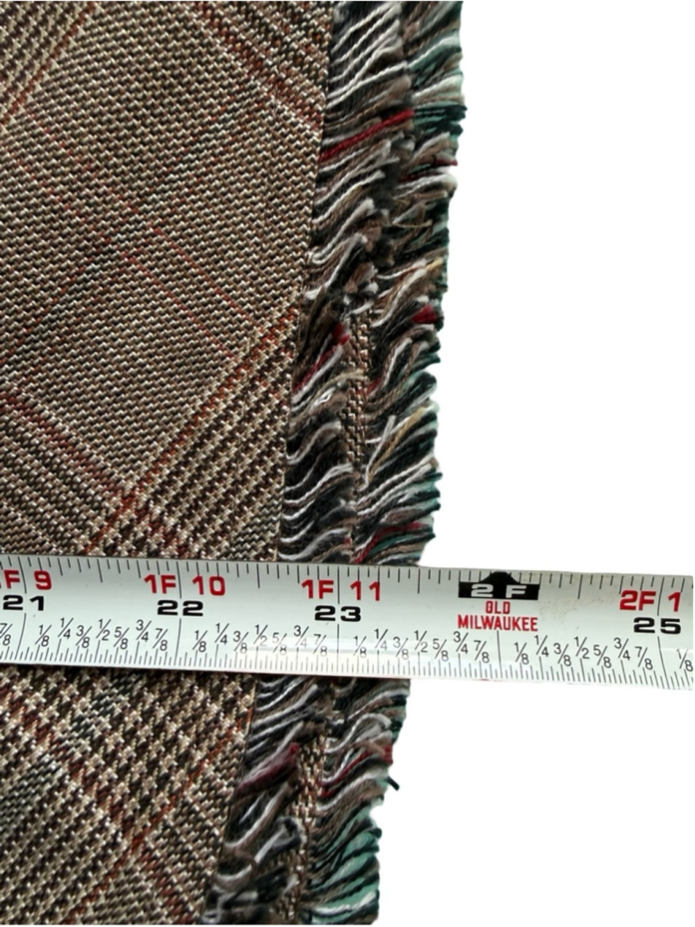 Jessica Sport Brown Tweed Embroidered A-Line Skirt Size 12 Preppy Cottagecore - Picture 6 of 12